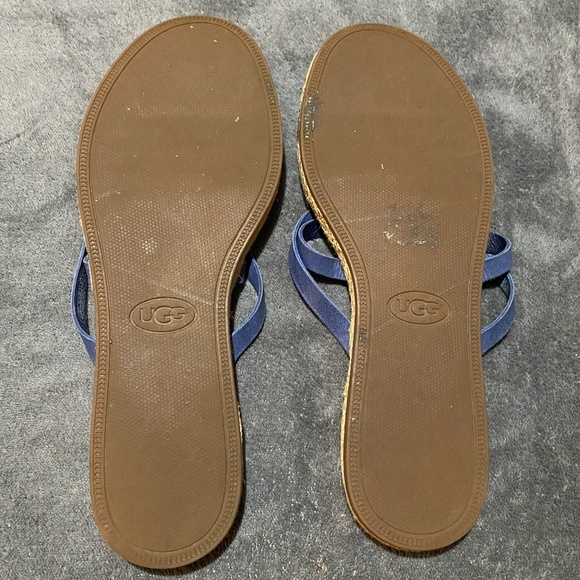 UGG Anice Leather Flip Flops - Picture 2 of 4